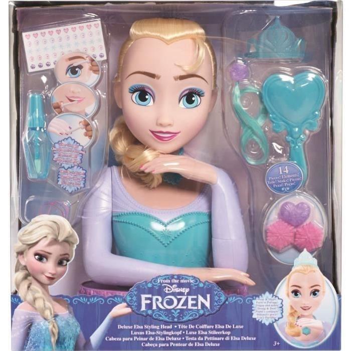 DISNEY Tete a coiffer de Luxe Elsa La Reine des Neiges