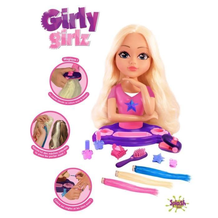 SPLASH TOYS Tete a Coiffer Girly Girlz