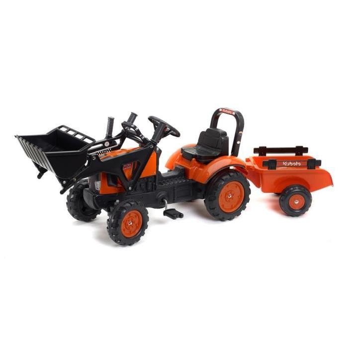 FALK Kubota M7171 + Pelle + Remorque