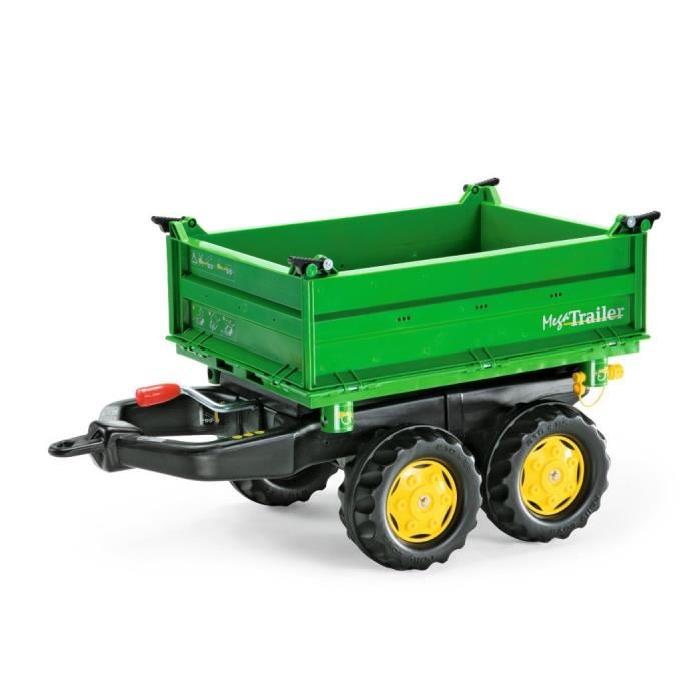 ROLLY TOYS Remorque pour tracteur a pédales Rolly Mega Trailer