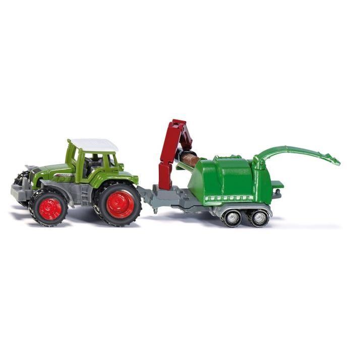 SIKU Tracteur et Broyeur de Branches - Véhicule Miniature