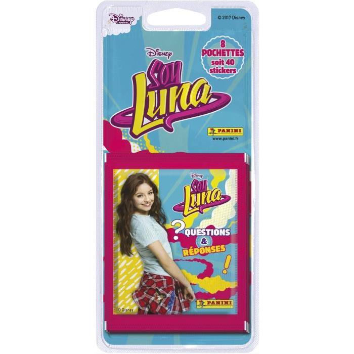SOY LUNA 8 pochettes - 40 stickers a collectionner