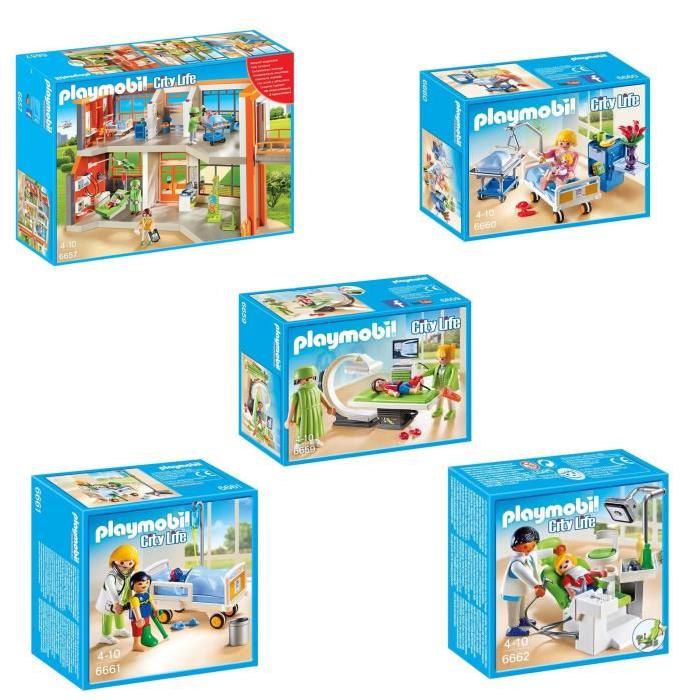 PLAYMOBIL Pack L'Hôpital Pédiatrique 1