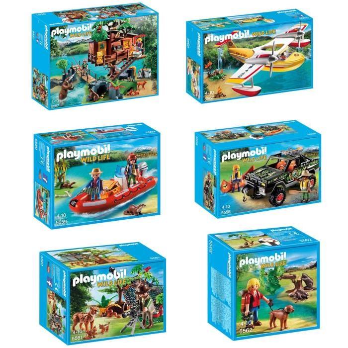 PLAYMOBIL Pack Les Aventuriers complet