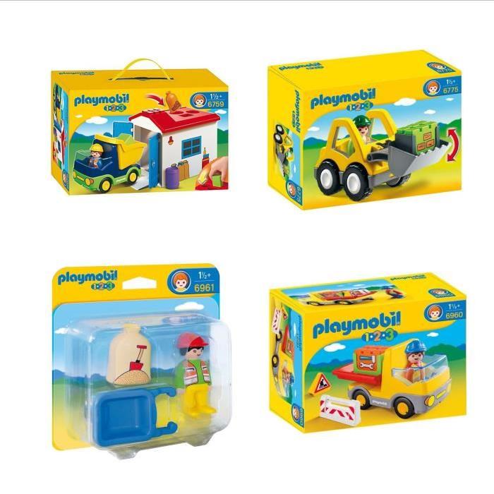 PLAYMOBIL 123 Pack chantier