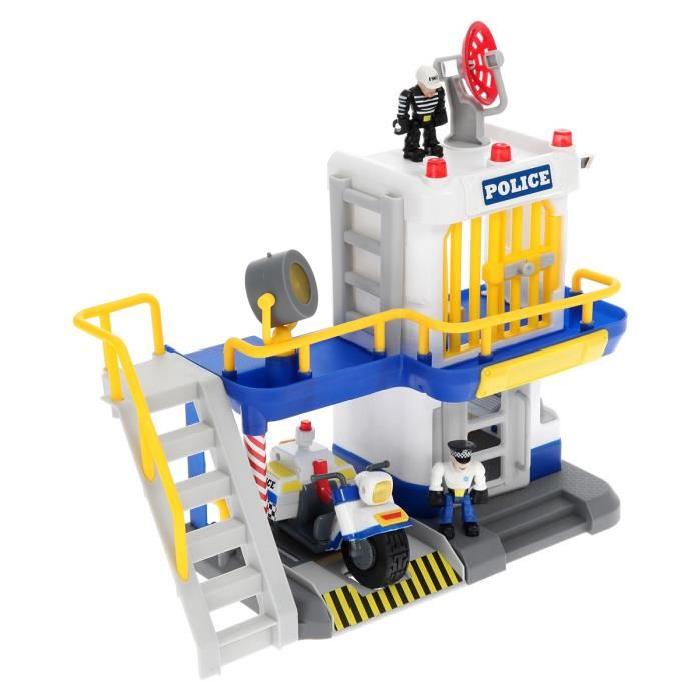 HALSALLTOYS Poste de Police avec Camion et Personnages