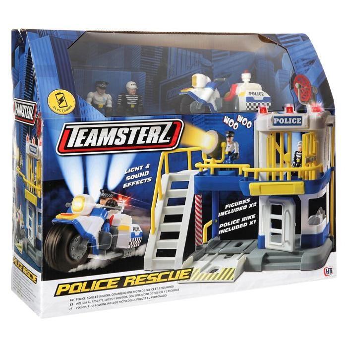 HALSALLTOYS Poste de Police avec Camion et Personnages