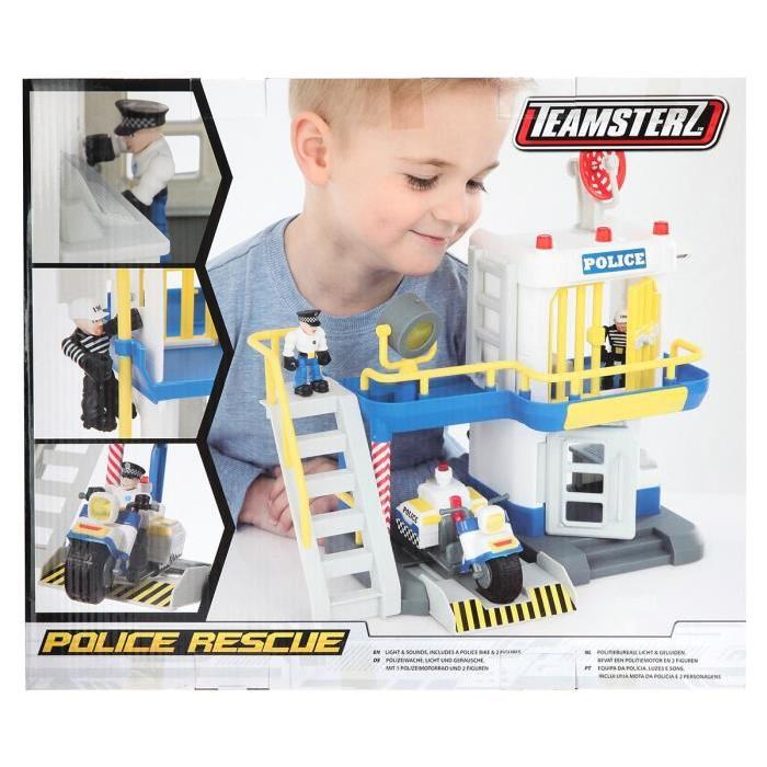 HALSALLTOYS Poste de Police avec Camion et Personnages