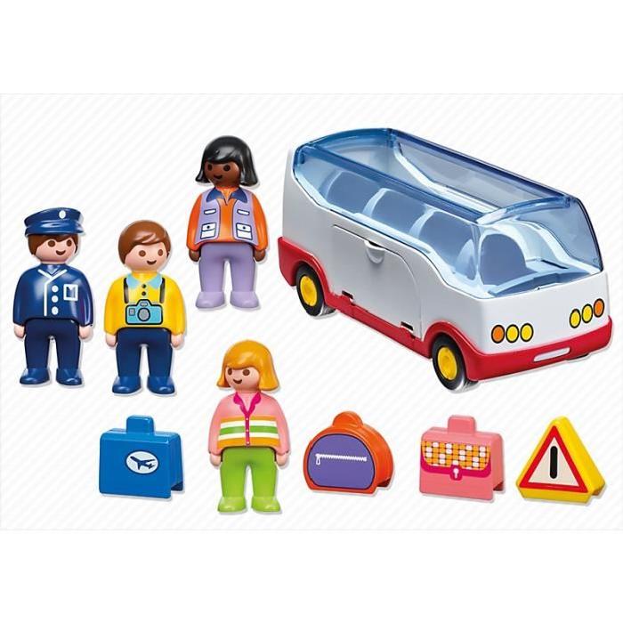 PLAYMOBIL 1.2.3. 6773 Autocar De Voyage