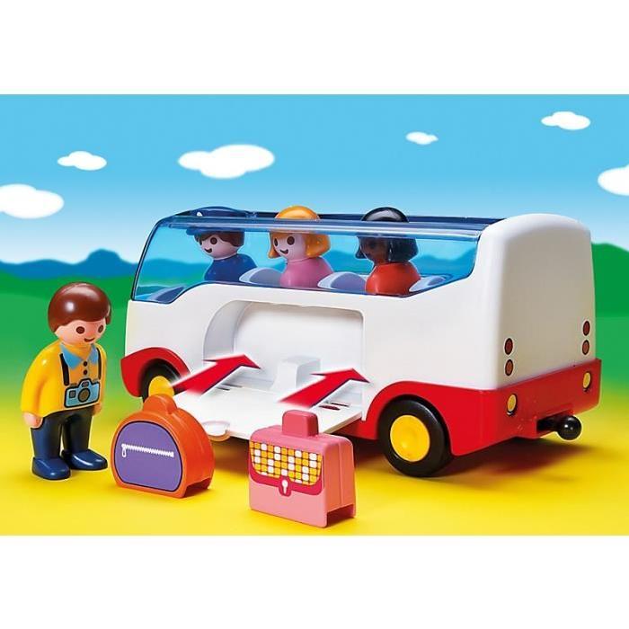 PLAYMOBIL 1.2.3. 6773 Autocar De Voyage