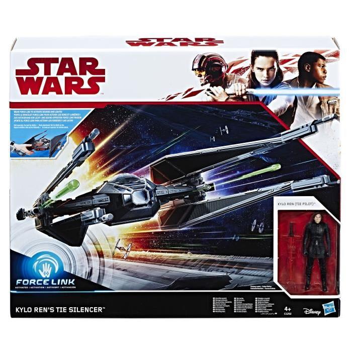 STAR WARS - Vehicule Tie Silencer + Figurine Kylo Ren 10cm