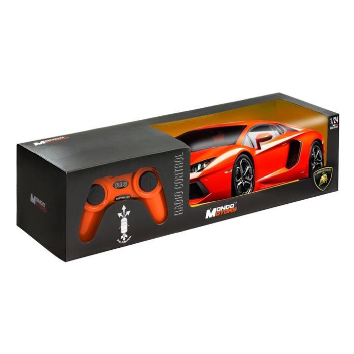 Mondo Motors Voiture télécommandée 1:24 Lamborghini Aventador Rouge