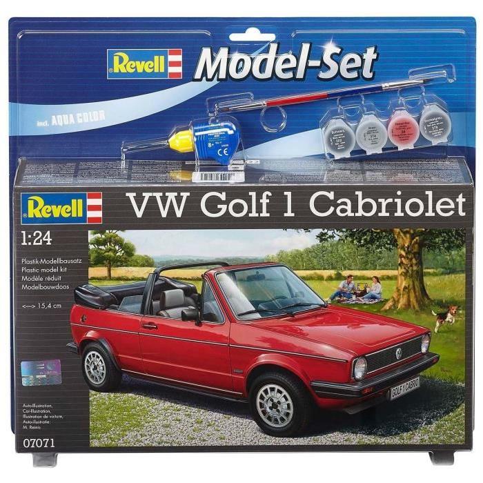 REVELL Model-Set VW Golf 1 Cabriolet - Maquette