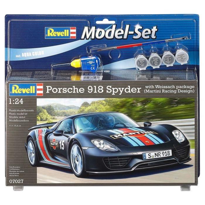 REVELL Model-Set Porsche 918 "Weissach - Maquette