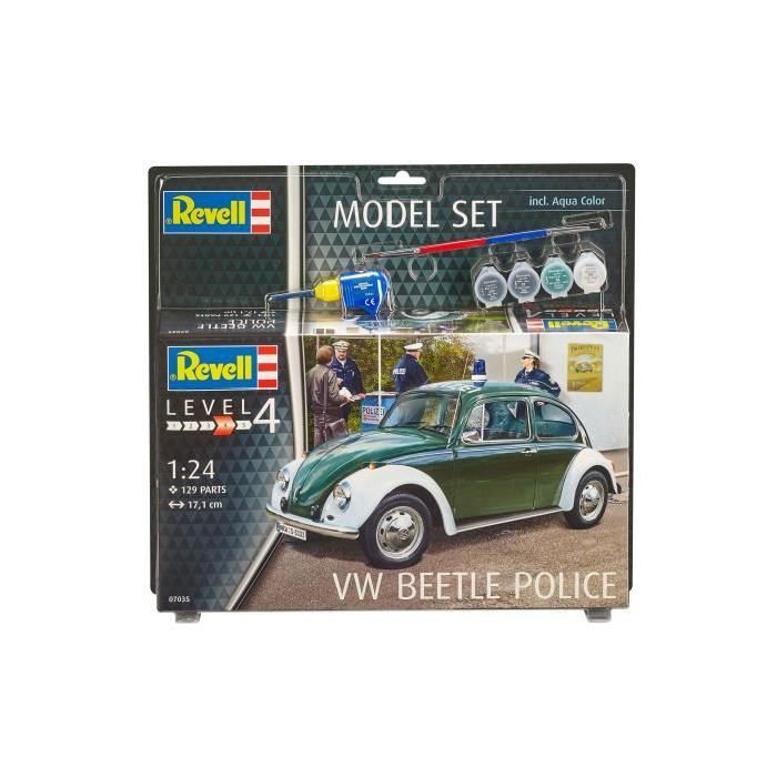 REVELL Model-Set VW Beetle Police - Maquette