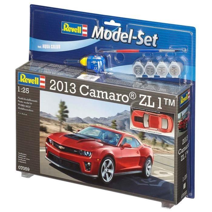 REVELL Model Set 2013 Camaro ZL-1 Maquette a Construire, a Coller et a Peindre, Avec Accessoires
