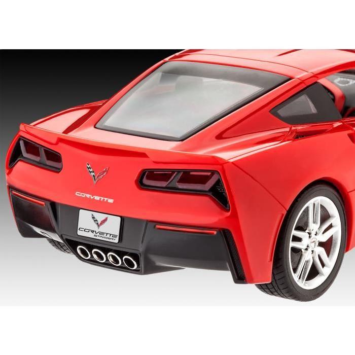 REVELL Model Set 2014 Corvette Stingray Maquette a Construire, a Coller et a Peindre, Avec Accessoires