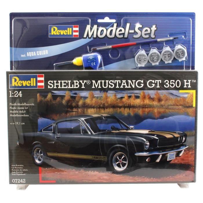 REVELL Model Set Shelby Mustang GT 350 Maquette a Construire, a Coller et a Peindre, Avec Accessoires