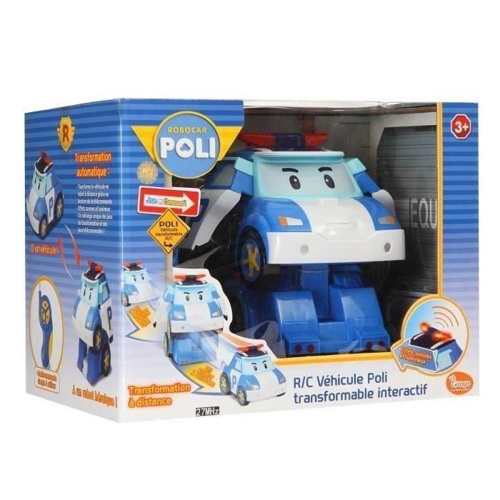 ROBOCAR POLI - Poli Transformable 20cm - Bleu