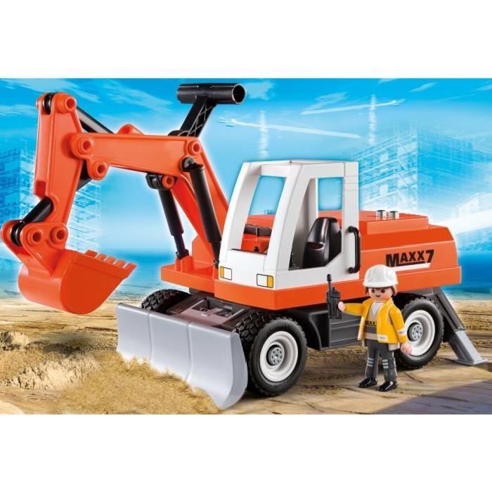 PLAYMOBIL 6860 Tractopelle avec Godet