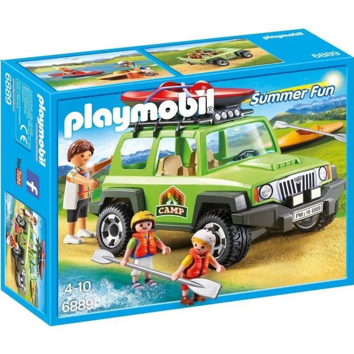 PLAYMOBIL 6889 4x4 de Randonnée avec Kayaks