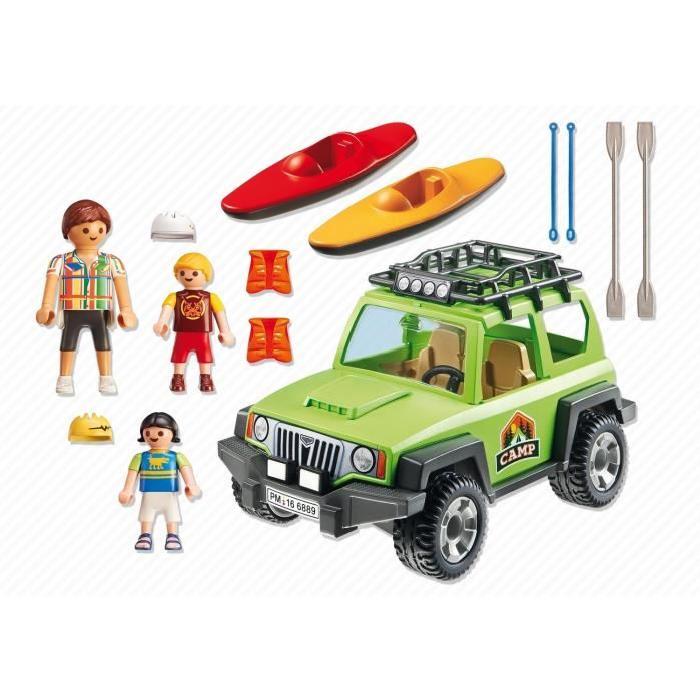 PLAYMOBIL 6889 4x4 de Randonnée avec Kayaks