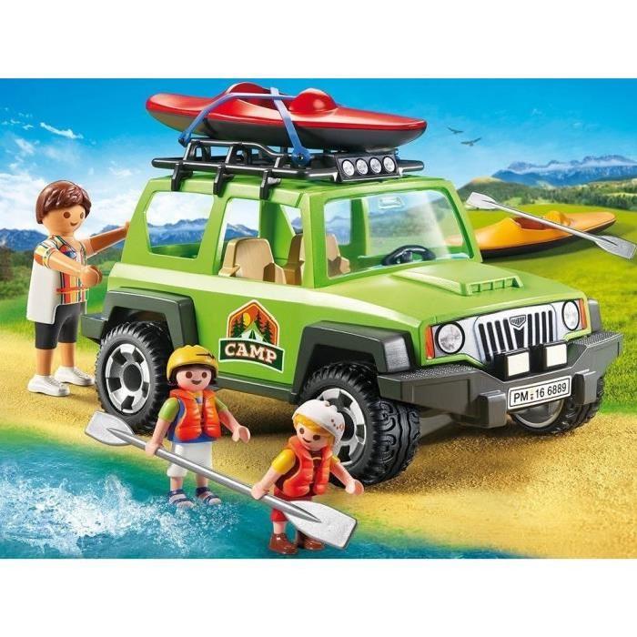 PLAYMOBIL 6889 4x4 de Randonnée avec Kayaks