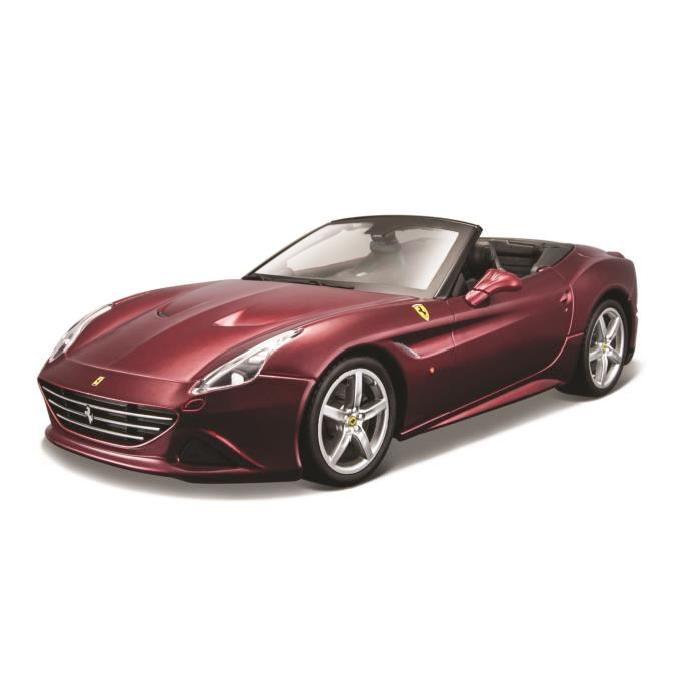 BBURAGO Véhicule Ferrari California T cabriolet - Échelle 1/24eme - Métal