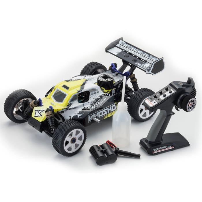 KYOSHO Voiture Buggy Radiocommandé Thermique INFERNO NEO 2.0 1/8eme Jaune