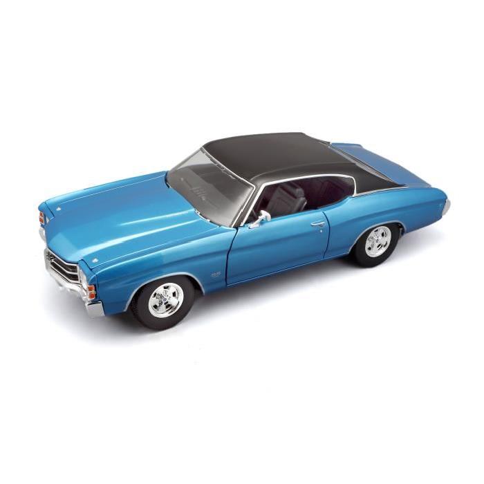 MAISTO Véhicule Chevrolet chevelle SS454 Sport Coupé 1971 - Échelle 1/18eme - Métal