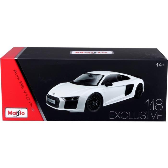 MAISTO Véhicule Audi R8 V10 Plus 2016 - Échelle 1/18eme - Métal