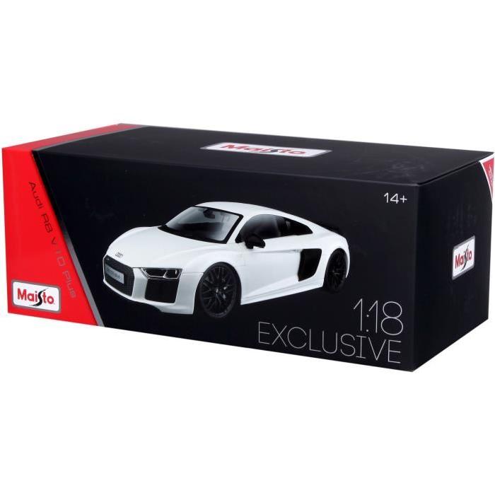 MAISTO Véhicule Audi R8 V10 Plus 2016 - Échelle 1/18eme - Métal