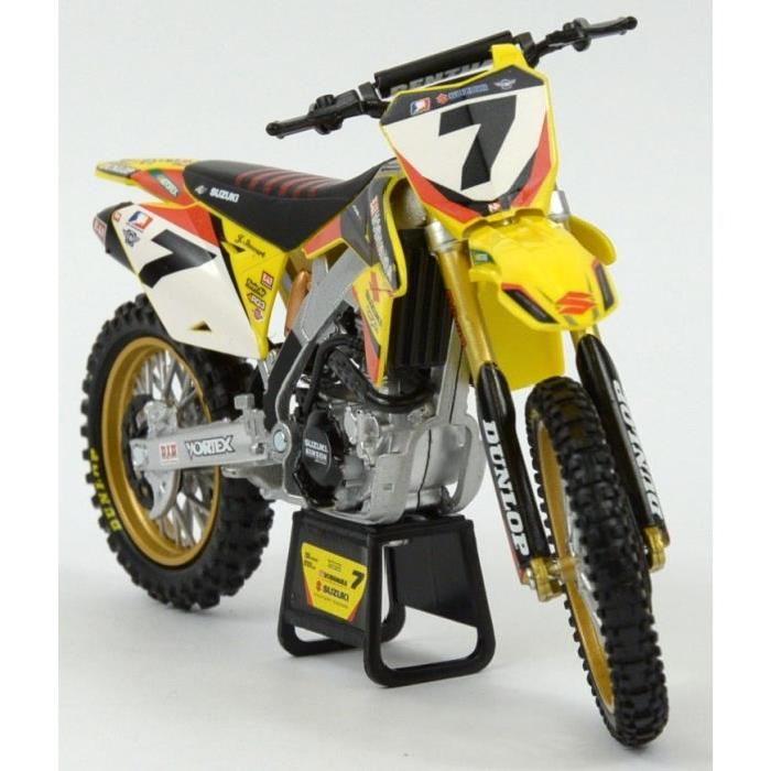 NEWRAY - 57673 - Moto Cross Team James Stewart - Miniature - Die Cast - 1/12° - 18 cm