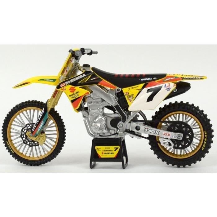 NEWRAY - 57673 - Moto Cross Team James Stewart - Miniature - Die Cast - 1/12° - 18 cm