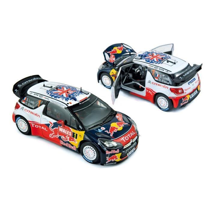 NOREV Citroën DS 3 WRC - World Champion Rallye GB 2011 - Loeb / Elena - Echelle : 1:18