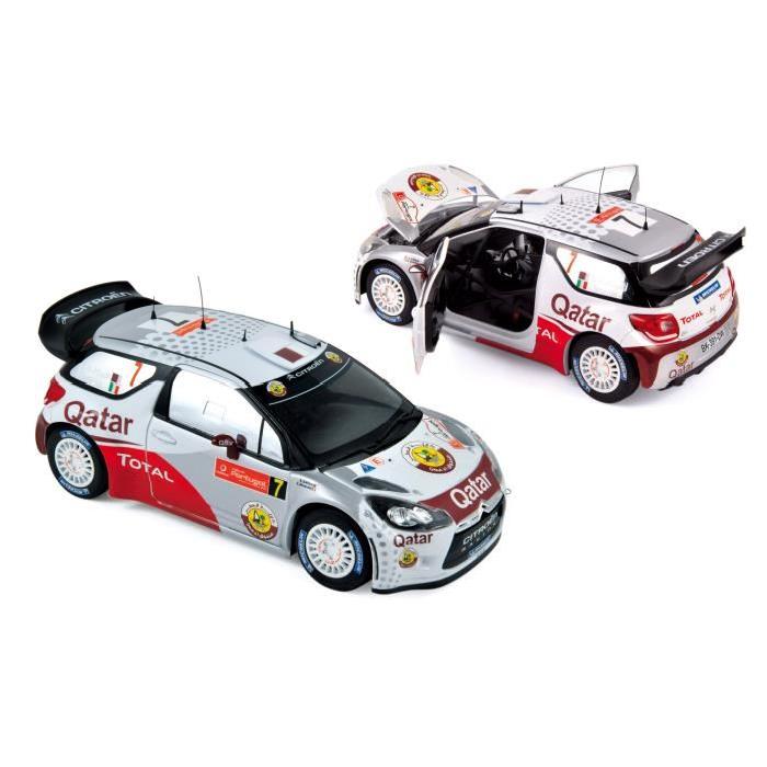 NOREV Citroën DS 3 WRC - Rallye du Portugal 2012 - Al-Attiyah / Bernacchini - Echelle : 1:18