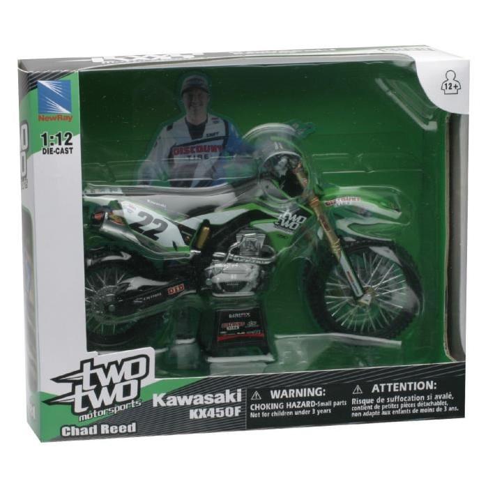 NEWRAY - 57683 - Moto Cross Team Chad Reed - Miniature - Die Cast - 1/12° - 18 cm