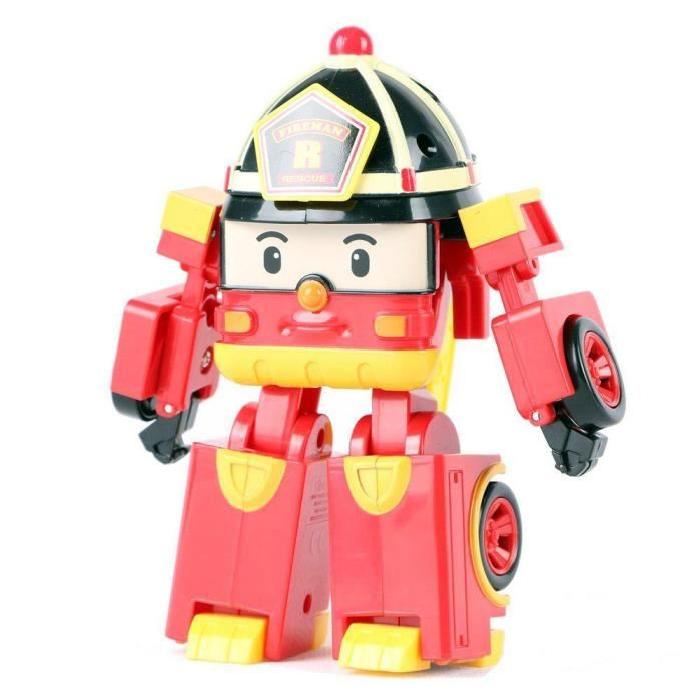 ROBOCAR POLI Véhicule Transformable Roy 13 cm