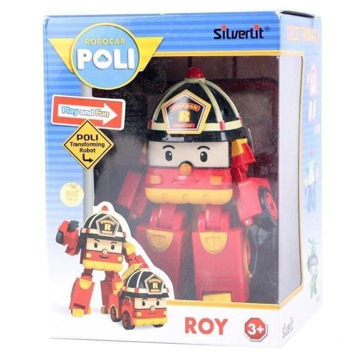 ROBOCAR POLI Véhicule Transformable Roy 13 cm