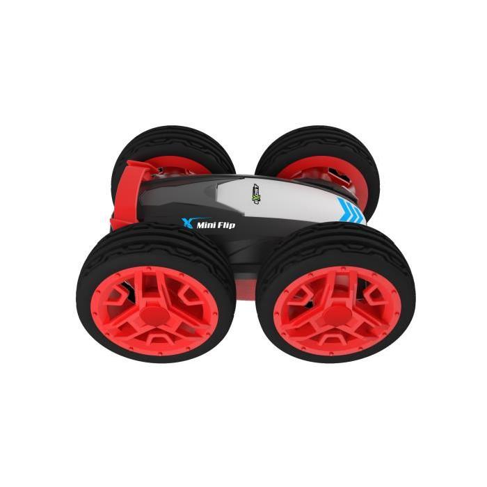 EXOST  Voiture Télécommandée 360 Mini Flip - 2 faces - Rouge