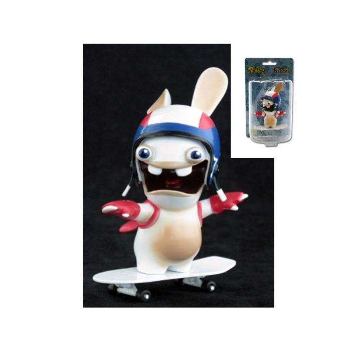 LAPINS CRETINS Figurines a collectionner Skateboard Rabbit