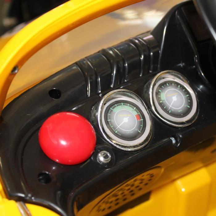 MGM Auto Rétro Electrique Jaune