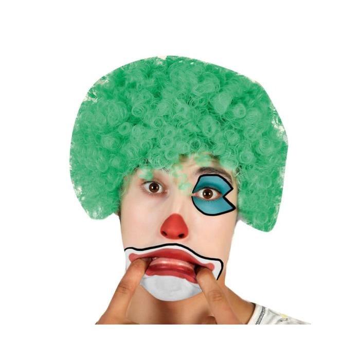 ATOSA Perruque Clown Vert
