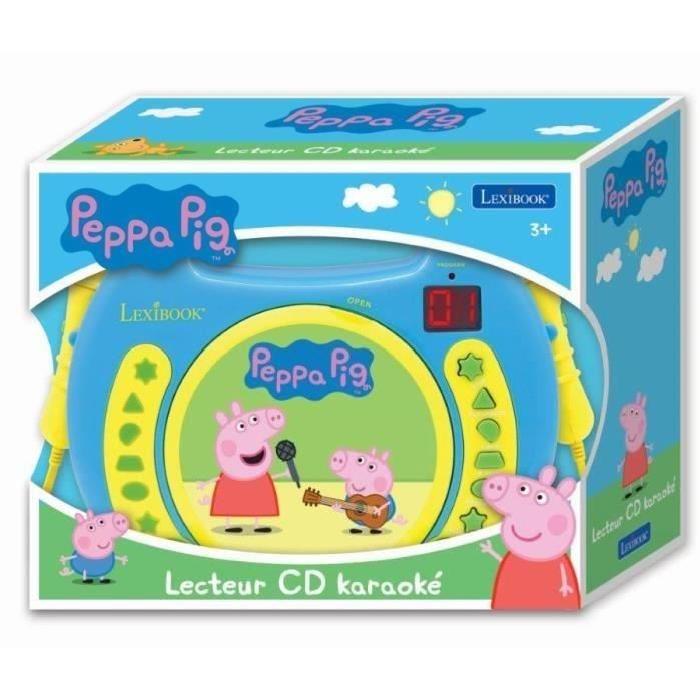 Peppa Pig - Lecteur Cd avec 2 Micros