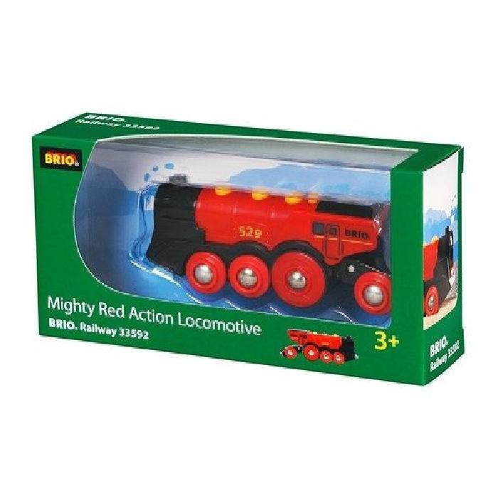 Brio - Locomotive rouge puissante a piles