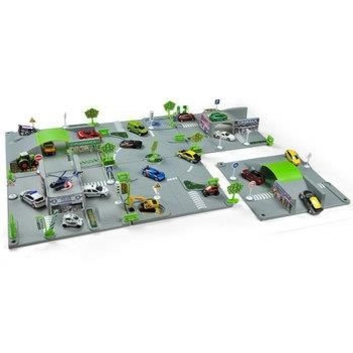 NOREV Circuit Modulable 3D City 6 Plaques + 1 Vehicule