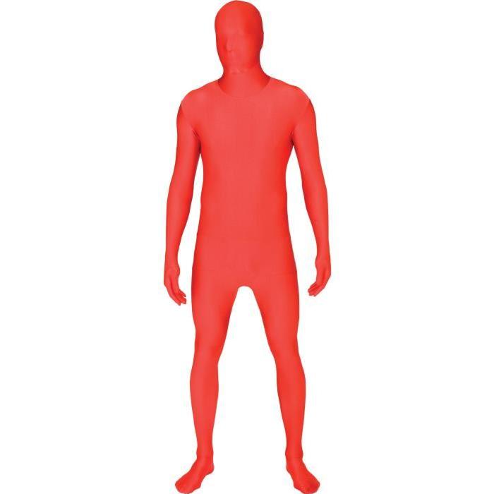 AMSCAN Costume Adulte Partysuit Rouge