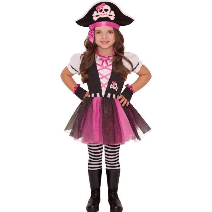 AMSCAN Piratesse Noir & Rose