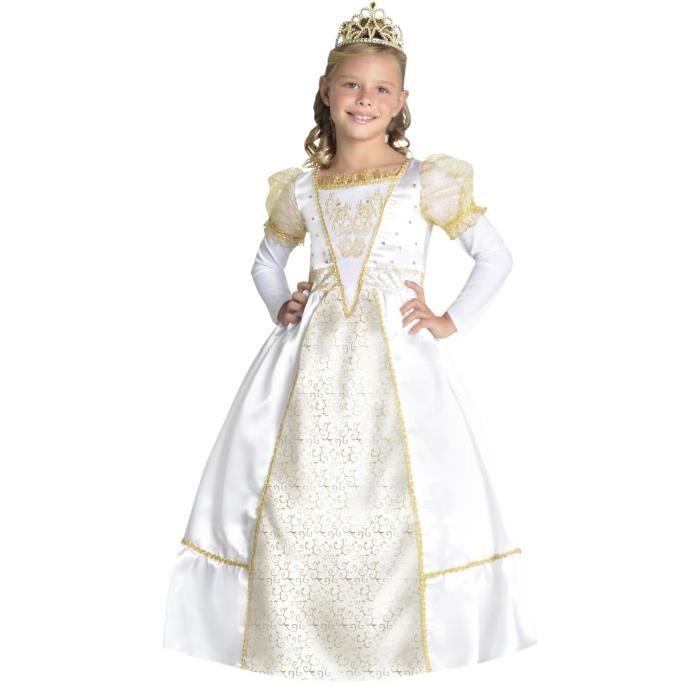 CESAR - F473 - Robe reine d'or - 3 / 5 ans