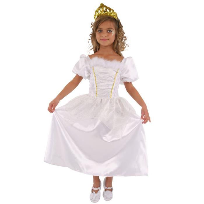 CESAR - C692 - Robe princesse Blanche - 5 / 7 ans